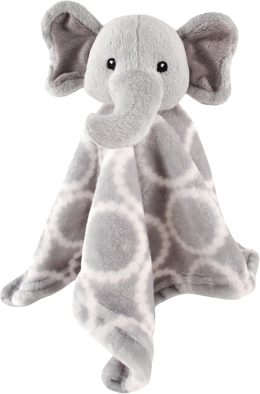 hudson baby animal friend 毛绒*毯 灰色大象 14 x 14 inches